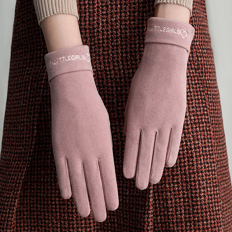 2021 Winter Warm Women's Gloves Outdoor Driving Cycling Gloves Fashion Embroidery Touchscreen Printing Plus Velvet Windproof
2021 Winter Warm Women's Gloves Outdoor Driving Cycling Gloves Fashion Embroidery Touchscreen Printing Plus Velvet Windproof
