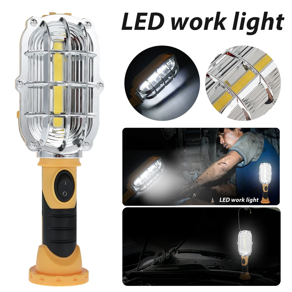 Portable LED Work Light COB Car Garage Inspection Lamp Cordless Magnetic Emergency Hand Torch
Portable LED Work Light COB Car Garage Inspection Lamp Cordless Magnetic Emergency Hand Torch