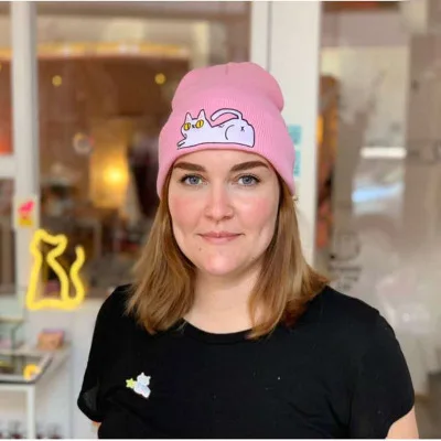 2020 new fashion female cute lazy cat embroidery knit hat warm cap hip hop hat woolen cap wholesale
2020 new fashion female cute lazy cat embroidery knit hat warm cap hip hop hat woolen cap wholesale