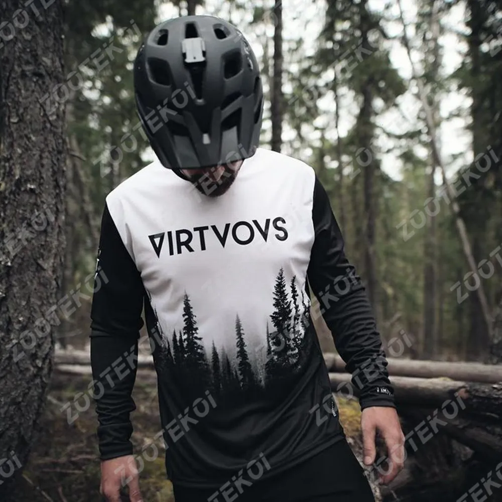 

Virtuous Men's Cycling Shirt Motocross Downhill Bike Ride Shirts Ropa Ciclismo Hombre Outdoor Mtb Racing Enduro Jersey clothes