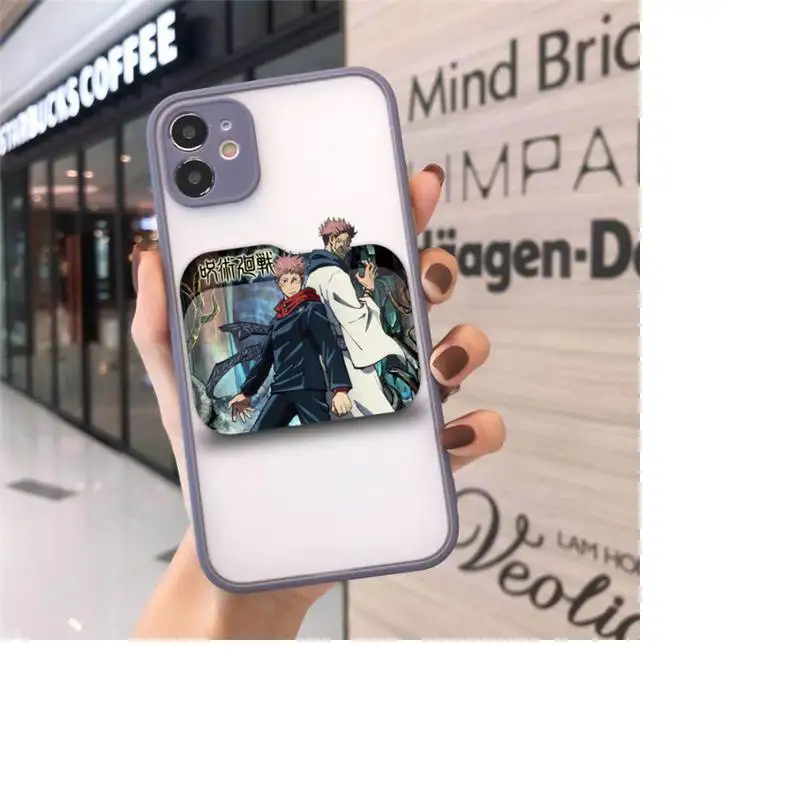 Jujutsu Kaisen Phone Case matte transparent For gray iPhone 7 8 x xs xr 11 12 pro plus max mini Funda Clear
Jujutsu Kaisen Phone Case matte transparent For gray iPhone 7 8 x xs xr 11 12 pro plus max mini Funda Clear