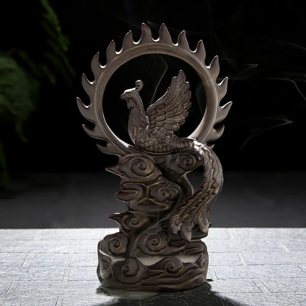 Ceramics Phoenix Censer Incense Burner Incense Holder Chic Incense Furnace
Ceramics Phoenix Censer Incense Burner Incense Holder Chic Incense Furnace
