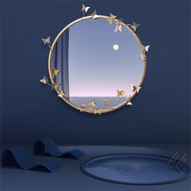 2021 New Modern Resin Embossed Butterfly Mirror Wall Hanging Bathroom Decor Crafts Home Makeup Mural Room Ornaments Accessories
2021 New Modern Resin Embossed Butterfly Mirror Wall Hanging Bathroom Decor Crafts Home Makeup Mural Room Ornaments Accessories