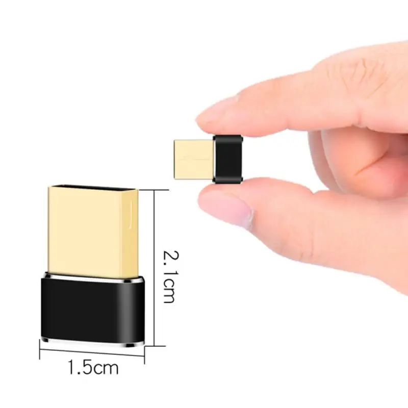 Переходник USB на Type-C адаптер 2 0 штекер портативный для компьютера и телефона
