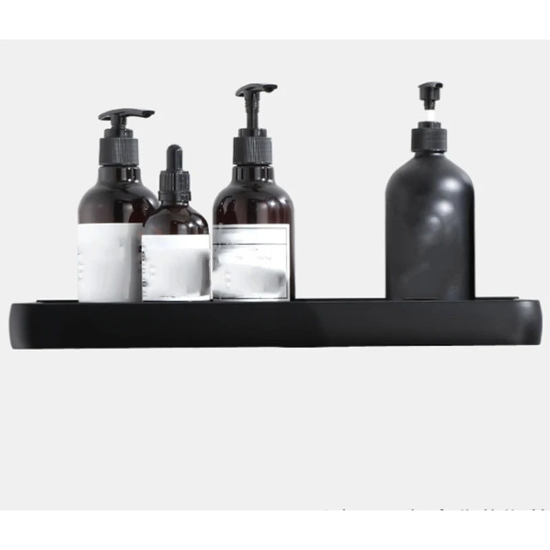 Bathroom Black Shelf Wall-Mounted Shampoo Holder Kitchen Storage Rack Organizer Rack
Bathroom Black Shelf Wall-Mounted Shampoo Holder Kitchen Storage Rack Organizer Rack