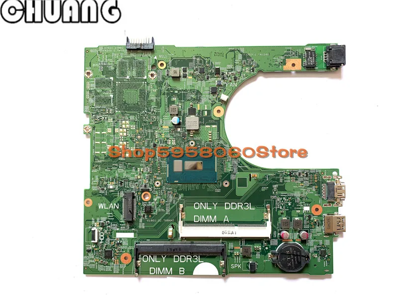 Материнская плата для ноутбука Dell Inspiron 15 3000 3458 3558 CN 0MNGP8 MNGP814216 1 W/ SR245 I3 5015U