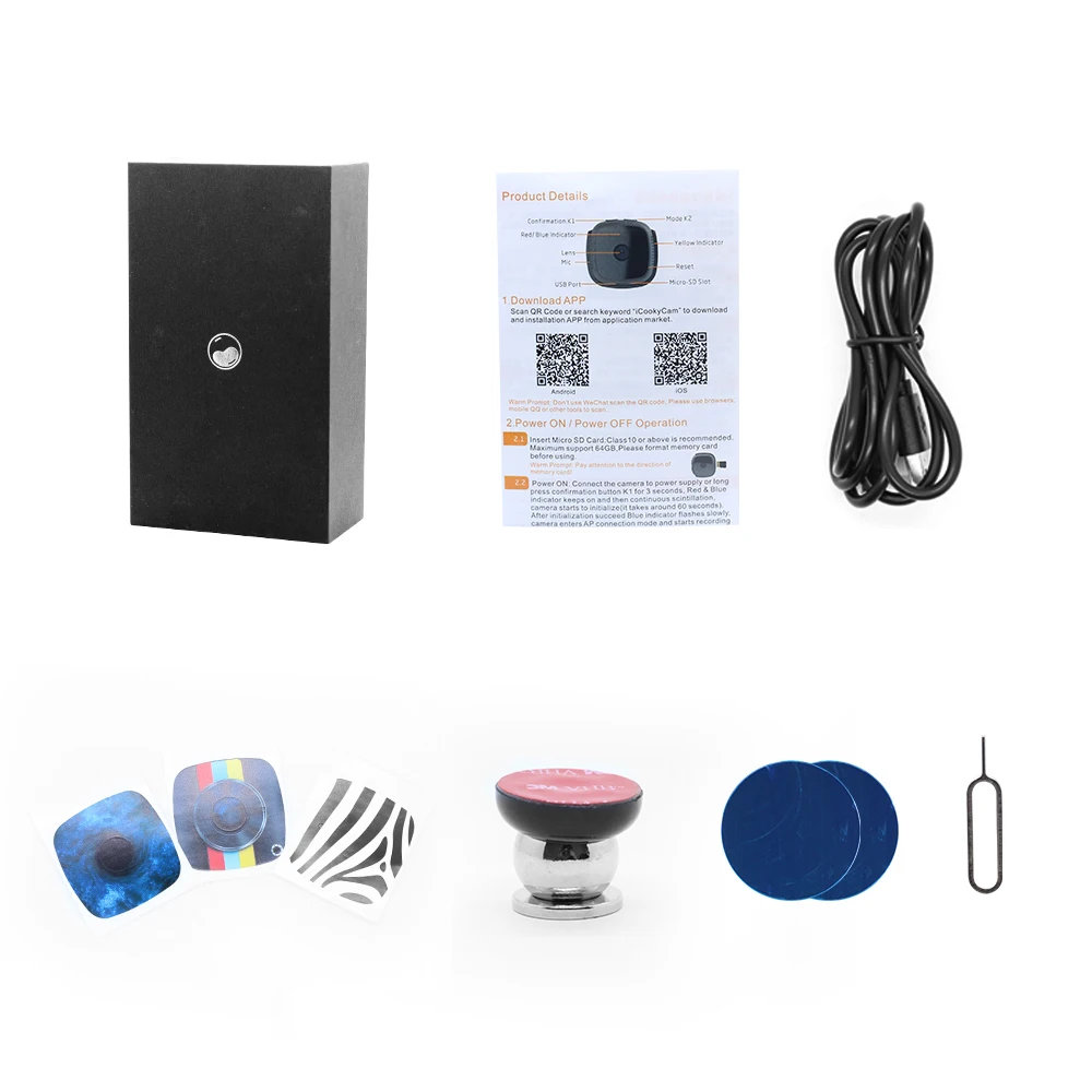VIRAN Mini Camera 4k Full HD 1080P Video Recorde Wifi Camera Wireless Remote Built-in Battery Baby Monitor Action Camera
VIRAN Mini Camera 4k Full HD 1080P Video Recorde Wifi Camera Wireless Remote Built-in Battery Baby Monitor Action Camera