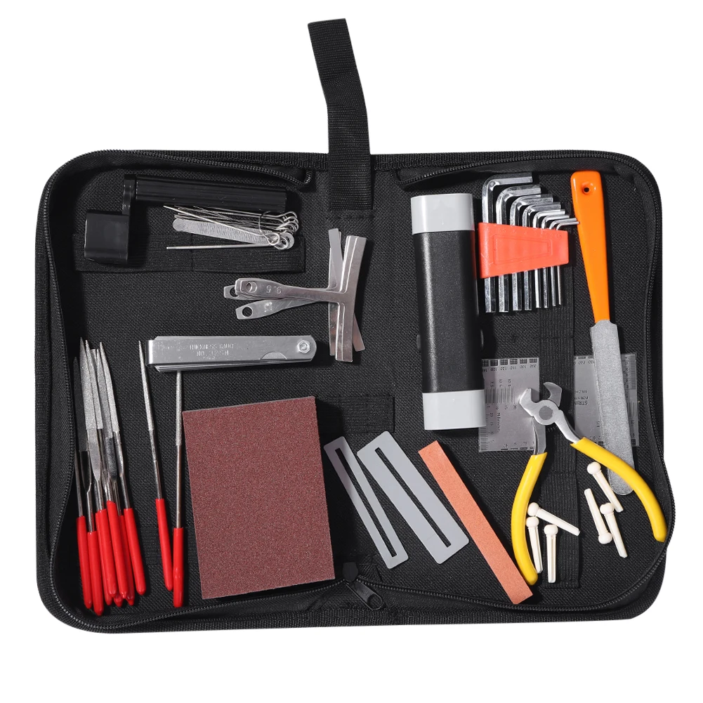 45/62pcs Guitar Repairing Maintenance Tools String Organizer String Action Ruler Gauge Measuring Tool Hex Wrench Set Files Fin
45/62pcs Guitar Repairing Maintenance Tools String Organizer String Action Ruler Gauge Measuring Tool Hex Wrench Set Files Fin