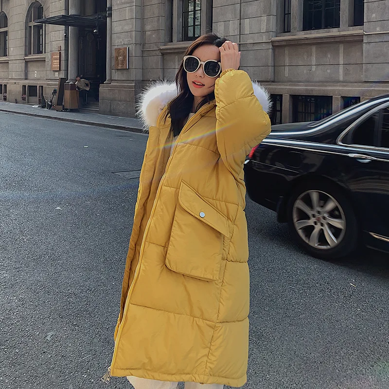 Women's Long Jacket Large Size Female Fur Collar Slim Thick Autumn Casual Overcoat Hooded Parka
Women's Long Jacket Large Size Female Fur Collar Slim Thick Autumn Casual Overcoat Hooded Parka