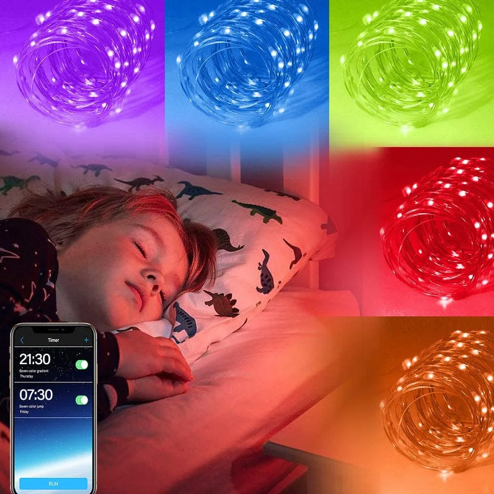 USB Smart LED String Light Bluetooth App Remote Control Music String Lamp Waterproof Fairy Lights For Christmas Tree Decoration
USB Smart LED String Light Bluetooth App Remote Control Music String Lamp Waterproof Fairy Lights For Christmas Tree Decoration