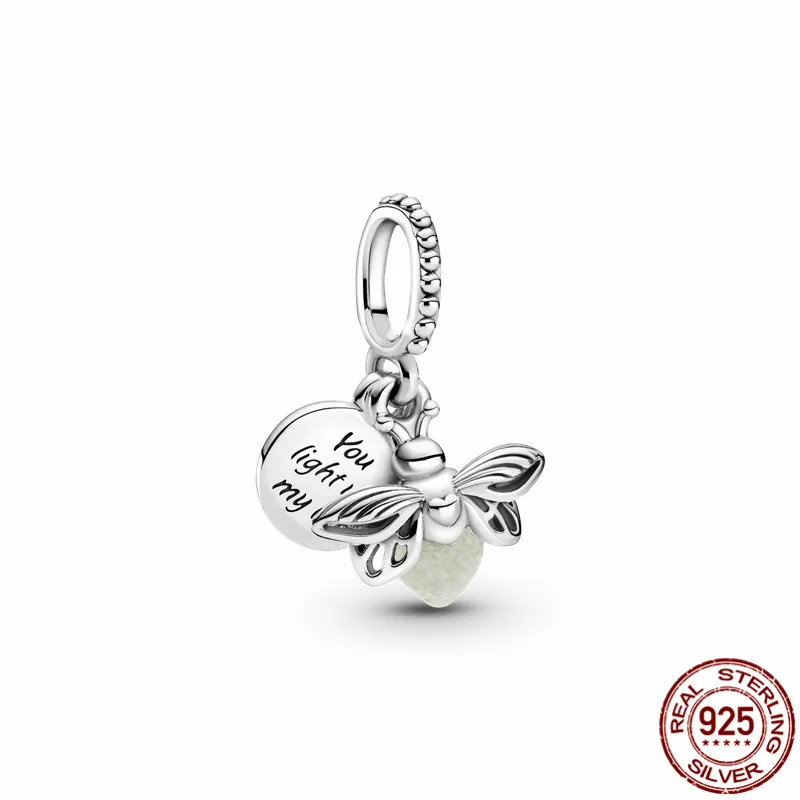 2021 New 925 Sterling Silver Luminous Firefly Charm Fit Original 3mm Bracelet&Bangle For Women Birthday Fashion Jewelry Gift
2021 New 925 Sterling Silver Luminous Firefly Charm Fit Original 3mm Bracelet&Bangle For Women Birthday Fashion Jewelry Gift