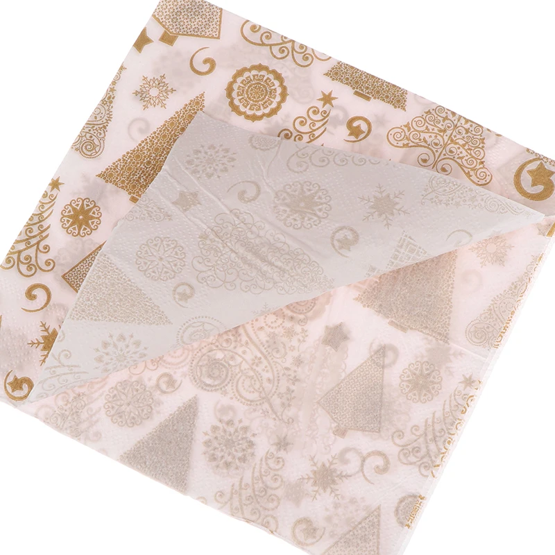 20pcs Christmas tree napkin paper printed napkin Christmas feast party bar decoration paper 
20pcs Christmas tree napkin paper printed napkin Christmas feast party bar decoration paper