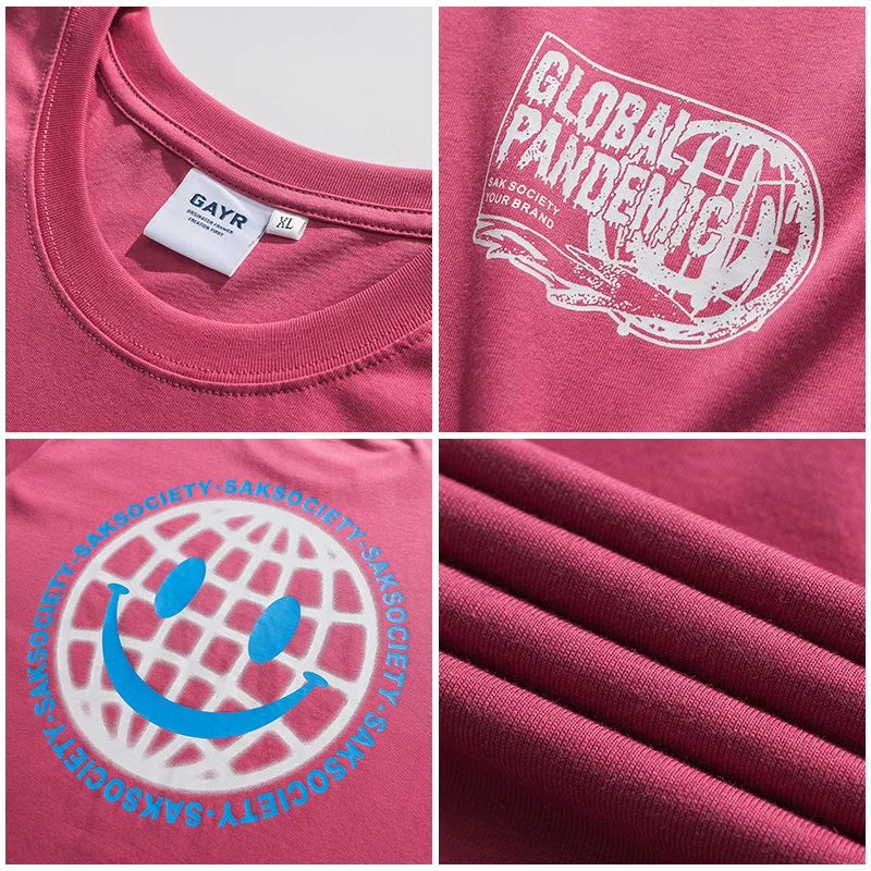 White Short Sleeve Tshirt for Men 2021 New Summer Smiley Letter Printed Casual T-shirt Male O-Neck Tee Tops
White Short Sleeve Tshirt for Men 2021 New Summer Smiley Letter Printed Casual T-shirt Male O-Neck Tee Tops