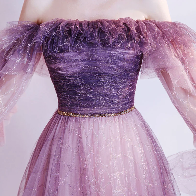 Evening Dress Full Strapless Off The Shoulder Illusion Floor-Length A-Line Tulle Lace Embroidery Crystal Women Formal Gown TS747
Evening Dress Full Strapless Off The Shoulder Illusion Floor-Length A-Line Tulle Lace Embroidery Crystal Women Formal Gown TS747