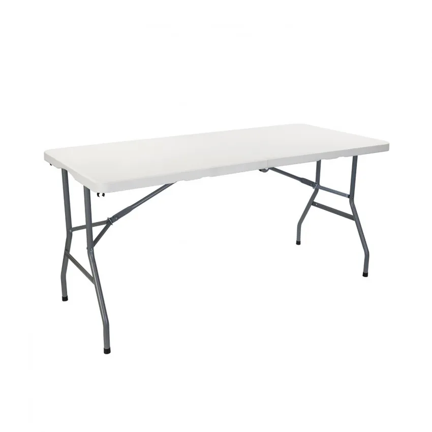 Folding table 150cm Rectangular white Catering GH91
Folding table 150cm Rectangular white Catering GH91