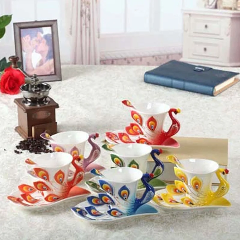 New Fashion Enamel Creative Office Living Room Family Peacock Coffee Cup Gift Mirror Cup Personalized Custom Painted Tea Cup
New Fashion Enamel Creative Office Living Room Family Peacock Coffee Cup Gift Mirror Cup Personalized Custom Painted Tea Cup