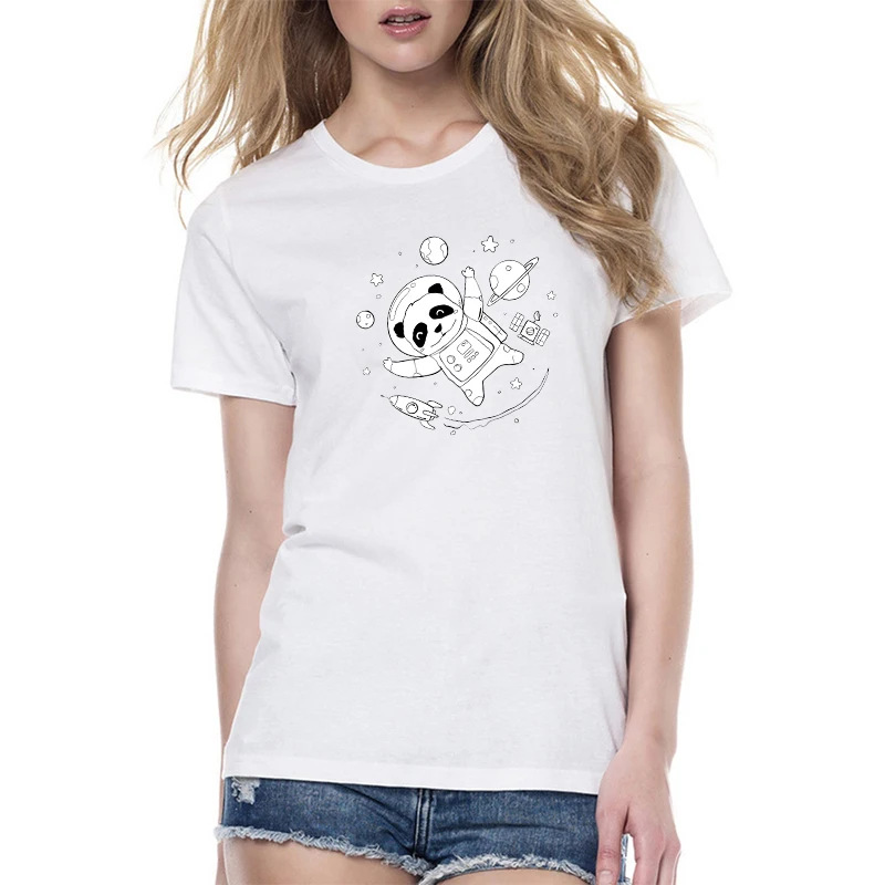 New Women T-shirt Cartoon Comic Spaceman Graphics Print Summer Ladies Tees Tops Casual T Shirt Female Loose Short Sleeve Tshirt
New Women T-shirt Cartoon Comic Spaceman Graphics Print Summer Ladies Tees Tops Casual T Shirt Female Loose Short Sleeve Tshirt