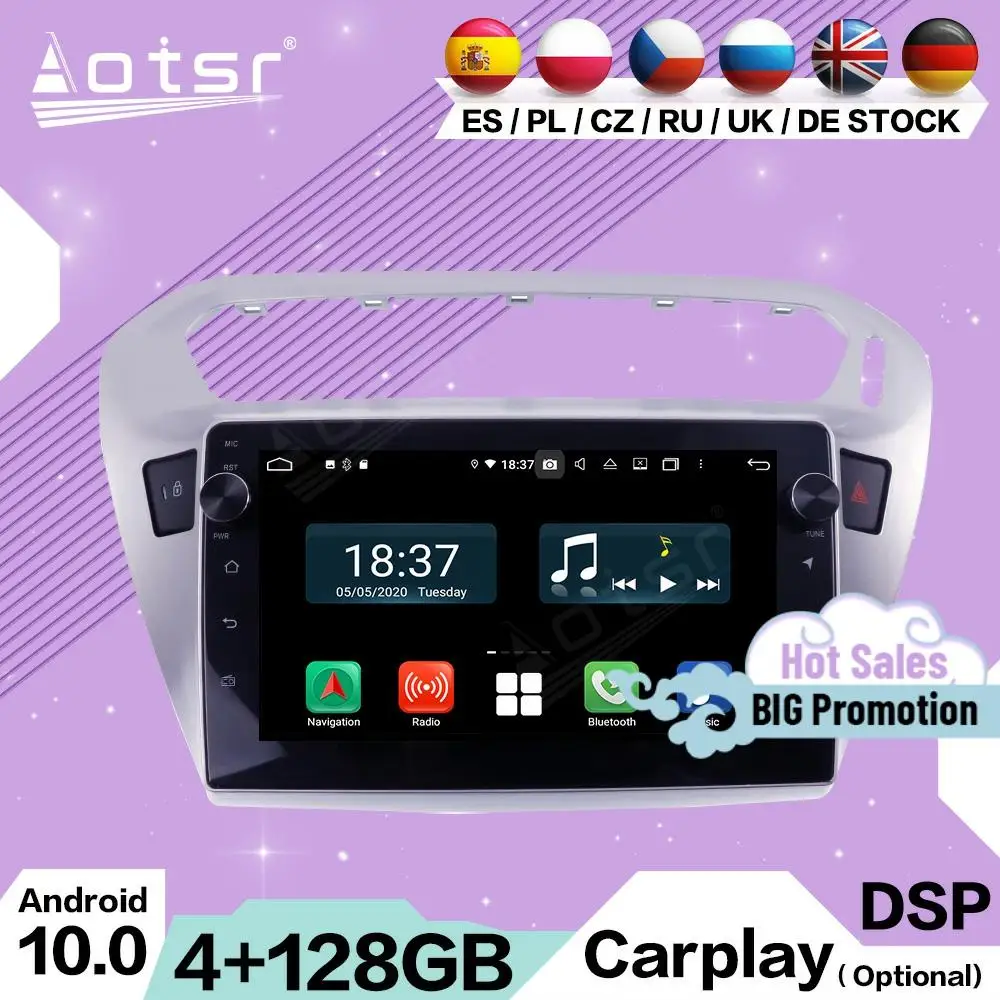 4+128G Carplay Multimedia Android For Peugeot 301 2008 2009 2010 2011 2012 2013 2014 GPS Navigation Auto Car Radio IPS Head Unit
4+128G Carplay Multimedia Android For Peugeot 301 2008 2009 2010 2011 2012 2013 2014 GPS Navigation Auto Car Radio IPS Head Unit