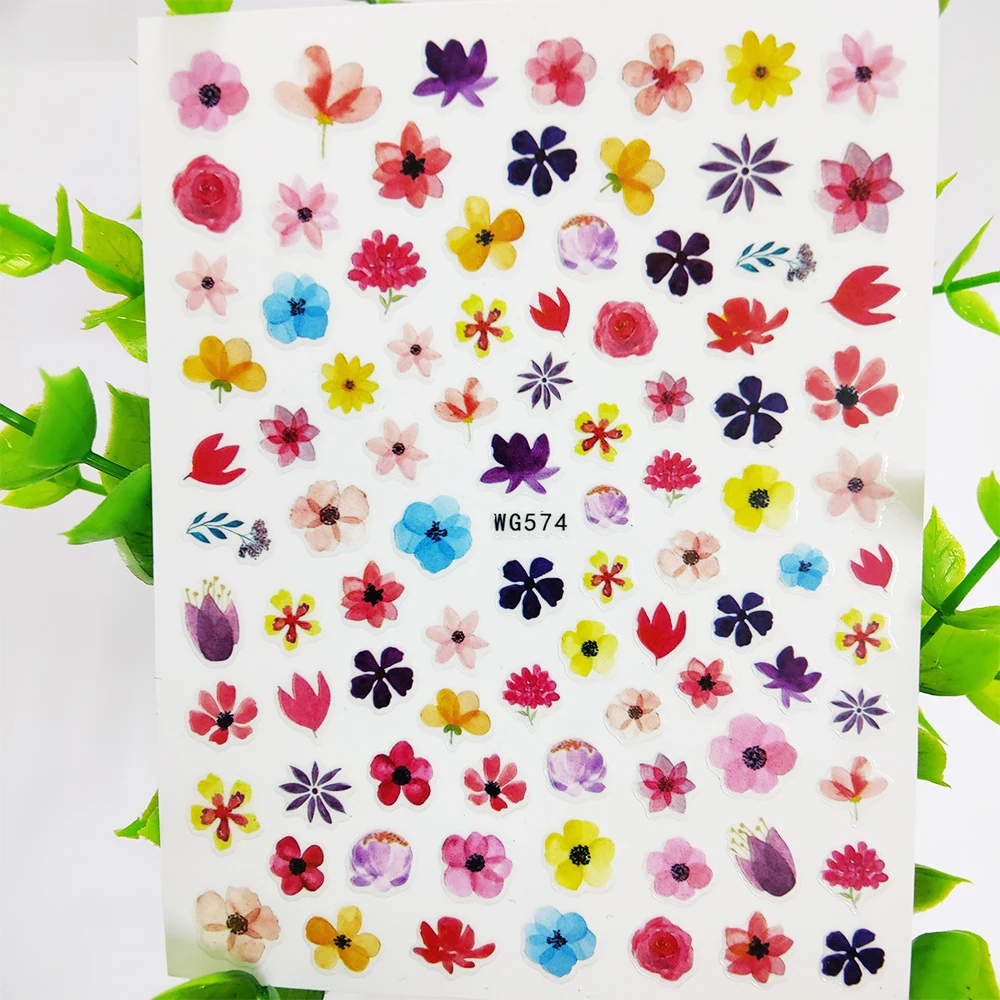 3D Nail Stickers Artistic Flowers Leaf Colorful Sliders Manicure Decor Decals Accessories Floral Foils DIY Nail Art Decorations
3D Nail Stickers Artistic Flowers Leaf Colorful Sliders Manicure Decor Decals Accessories Floral Foils DIY Nail Art Decorations