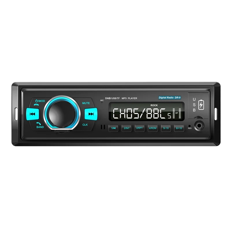 1 Din Car Stereo Radio Dab/Dab+/Fm Receiver Car Digital Radio Bt4.2 U-Disk Tf Crad Mp3 Player Dual Usb Port Dab Radio
1 Din Car Stereo Radio Dab/Dab+/Fm Receiver Car Digital Radio Bt4.2 U-Disk Tf Crad Mp3 Player Dual Usb Port Dab Radio