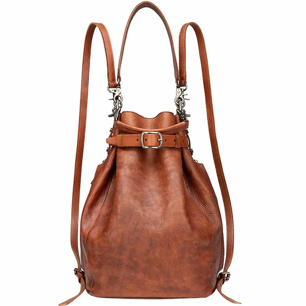 Women's Brand Genuine Leather Backpacks Female Luxury Designer Bucket Shoulder Bag Fashion Retro Handbags For Ladies Travel New
Women's Brand Genuine Leather Backpacks Female Luxury Designer Bucket Shoulder Bag Fashion Retro Handbags For Ladies Travel New