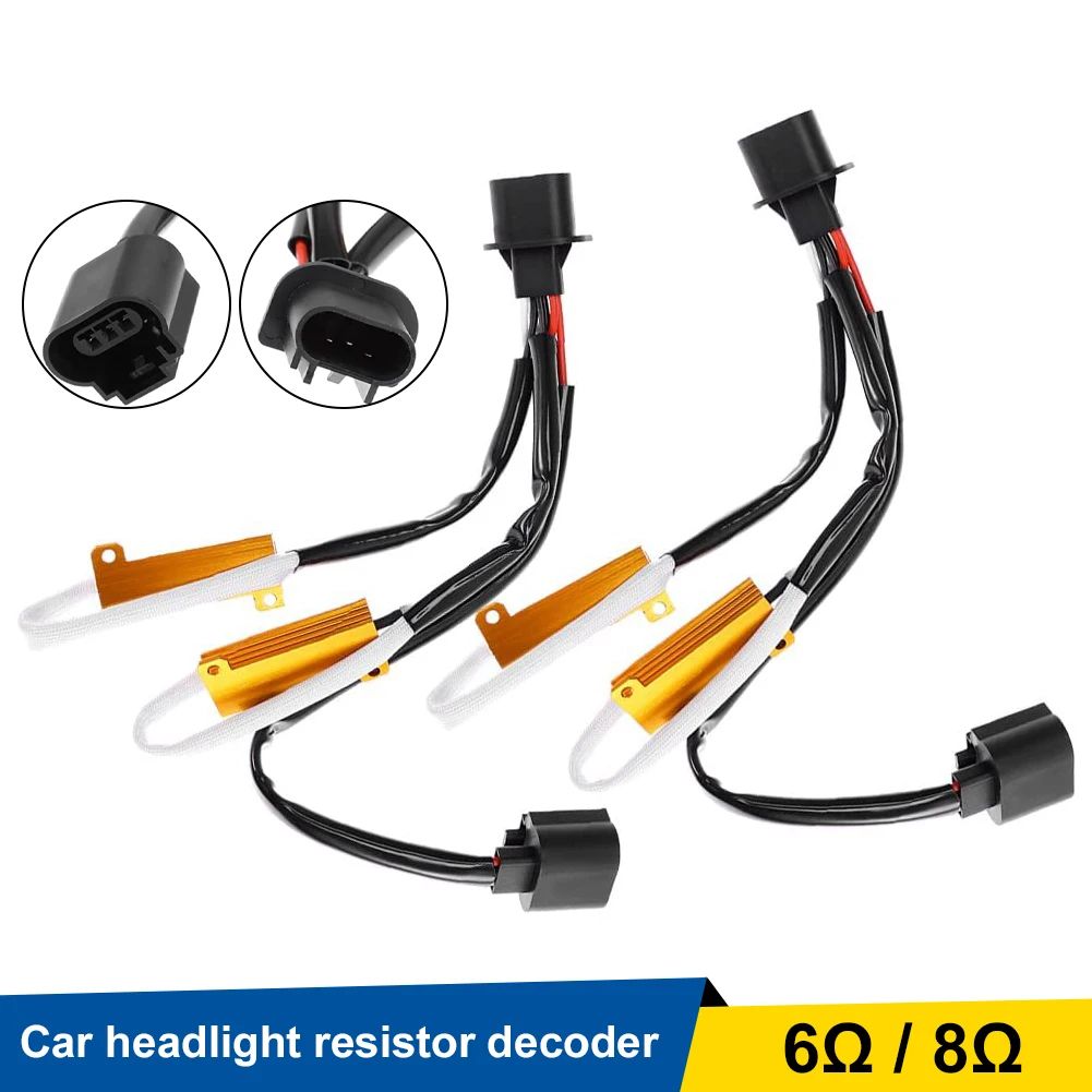 2PCS H13 9008 50W 6ohm/8ohm LED Headlight Bulbs Canbus Decoder Error Canceler Dual-Relays Load Resistors H/L Beam H4 9003 9007
2PCS H13 9008 50W 6ohm/8ohm LED Headlight Bulbs Canbus Decoder Error Canceler Dual-Relays Load Resistors H/L Beam H4 9003 9007