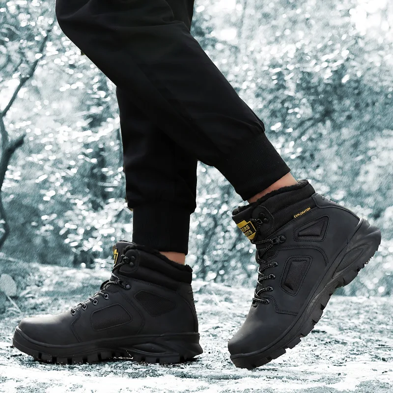 New Winter Man Boots Casual Keep Warm Snow Boot Non-slip Outdoor Hiking Shoe Mens High Plus Velvet Shoe Men Sneakers
New Winter Man Boots Casual Keep Warm Snow Boot Non-slip Outdoor Hiking Shoe Mens High Plus Velvet Shoe Men Sneakers