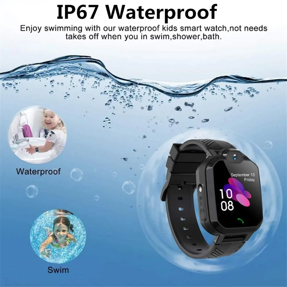 Waterproof Kids Smart Watch Phone Watch LBS Tracker Carmera for 3-12 Year Old Boys Girls SOS Alarm Clock Birthday Christmas Gift
Waterproof Kids Smart Watch Phone Watch LBS Tracker Carmera for 3-12 Year Old Boys Girls SOS Alarm Clock Birthday Christmas Gift