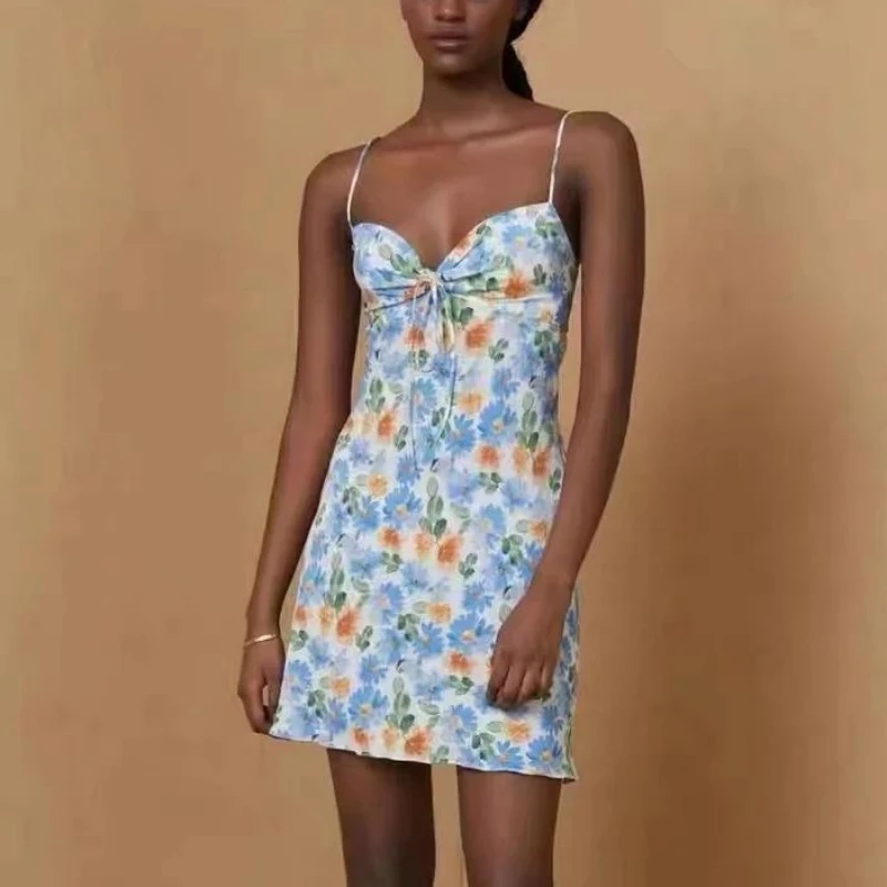 Floral mini dresses for women 2021 Summer casual dress elegant korean fashion cami dresses backless party dress Korean
Floral mini dresses for women 2021 Summer casual dress elegant korean fashion cami dresses backless party dress Korean