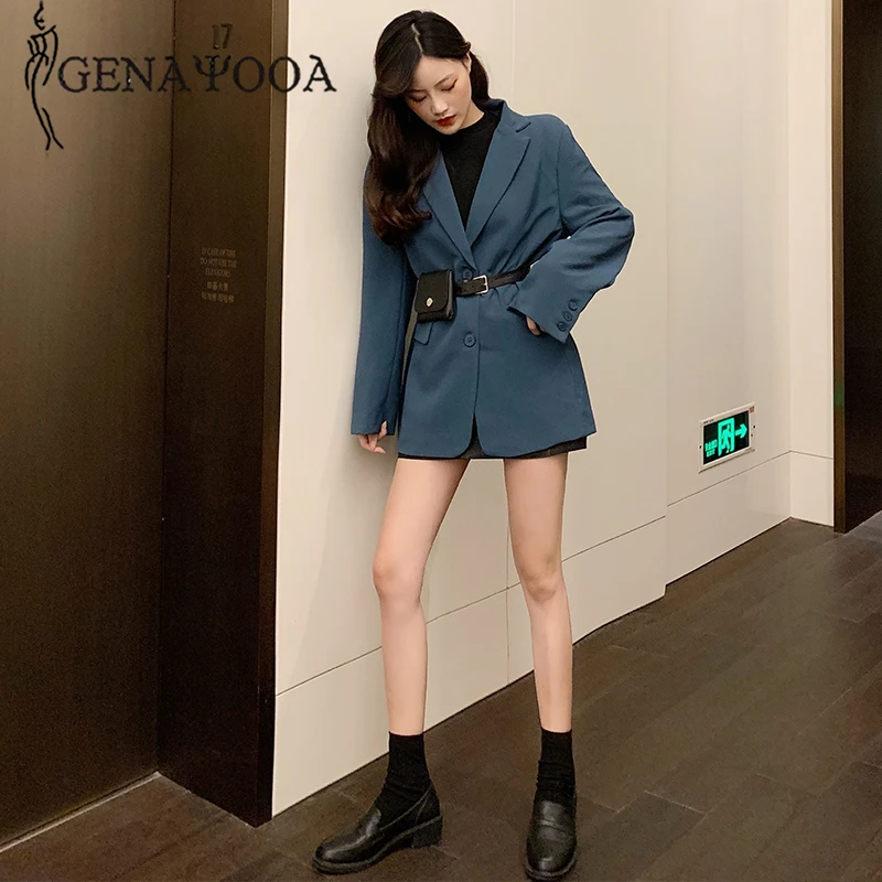Genayooa Slim Winter Jacket Women Long Sleeve Women Blazers And Jackets High Quality Solid Blazer Women Elegant Outerwear
Genayooa Slim Winter Jacket Women Long Sleeve Women Blazers And Jackets High Quality Solid Blazer Women Elegant Outerwear