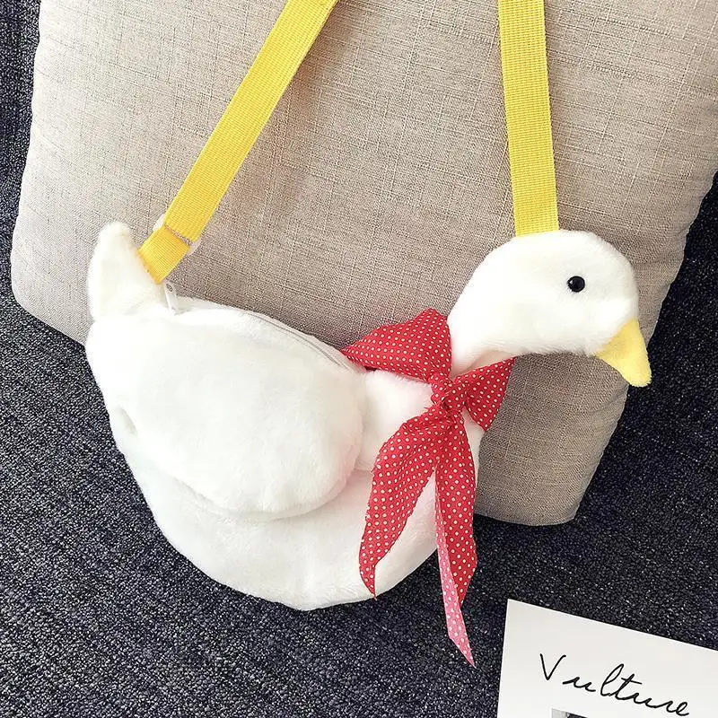 Women's Bag Fashionable Girl All-match Cartoon Personalized Duck Messenger Bag Cute Plush Shoulder Bag Autumn Winter Messenger
Women's Bag Fashionable Girl All-match Cartoon Personalized Duck Messenger Bag Cute Plush Shoulder Bag Autumn Winter Messenger