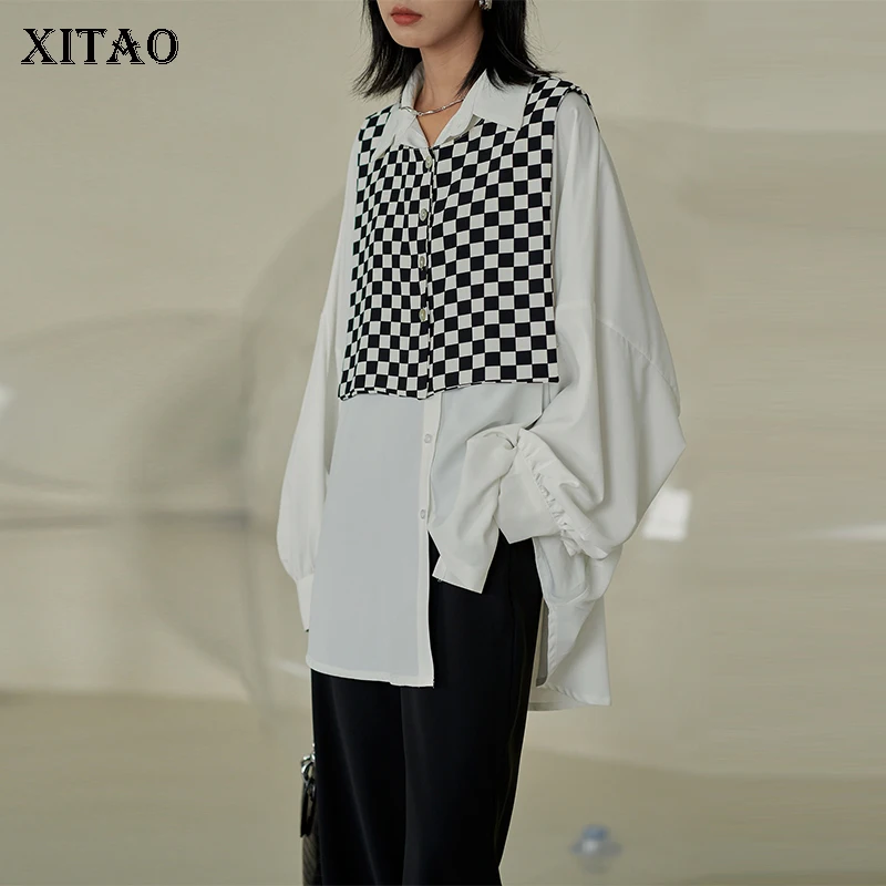 XITAO, плиссированная блузка, модная новинка, женская, с одной грудью, осень 2021, плиссированная, богиня, веер, повседневный стиль, свободная руб...
XITAO, плиссированная блузка, модная новинка, женская, с одной грудью, осень 2021, плиссированная, богиня, веер, повседневный стиль, свободная руб...