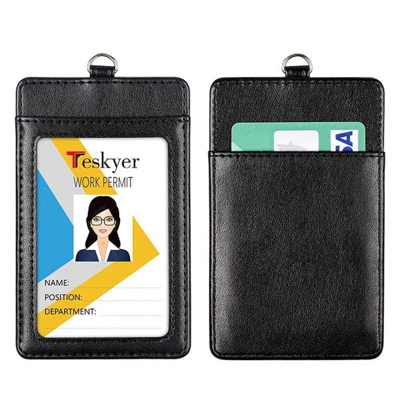 Vertical card sleeve Credit Card Badge Holder lanyards Student Nurse Exhibition PU Business Retractable Card Badge Holder
Vertical card sleeve Credit Card Badge Holder lanyards Student Nurse Exhibition PU Business Retractable Card Badge Holder