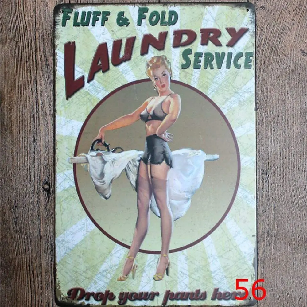 Original Retro Design Laundry Service Tin Metal Signs Wall Art, Thick Tinplate Print Poster Wall Decoration for Laundry Room
Original Retro Design Laundry Service Tin Metal Signs Wall Art, Thick Tinplate Print Poster Wall Decoration for Laundry Room
