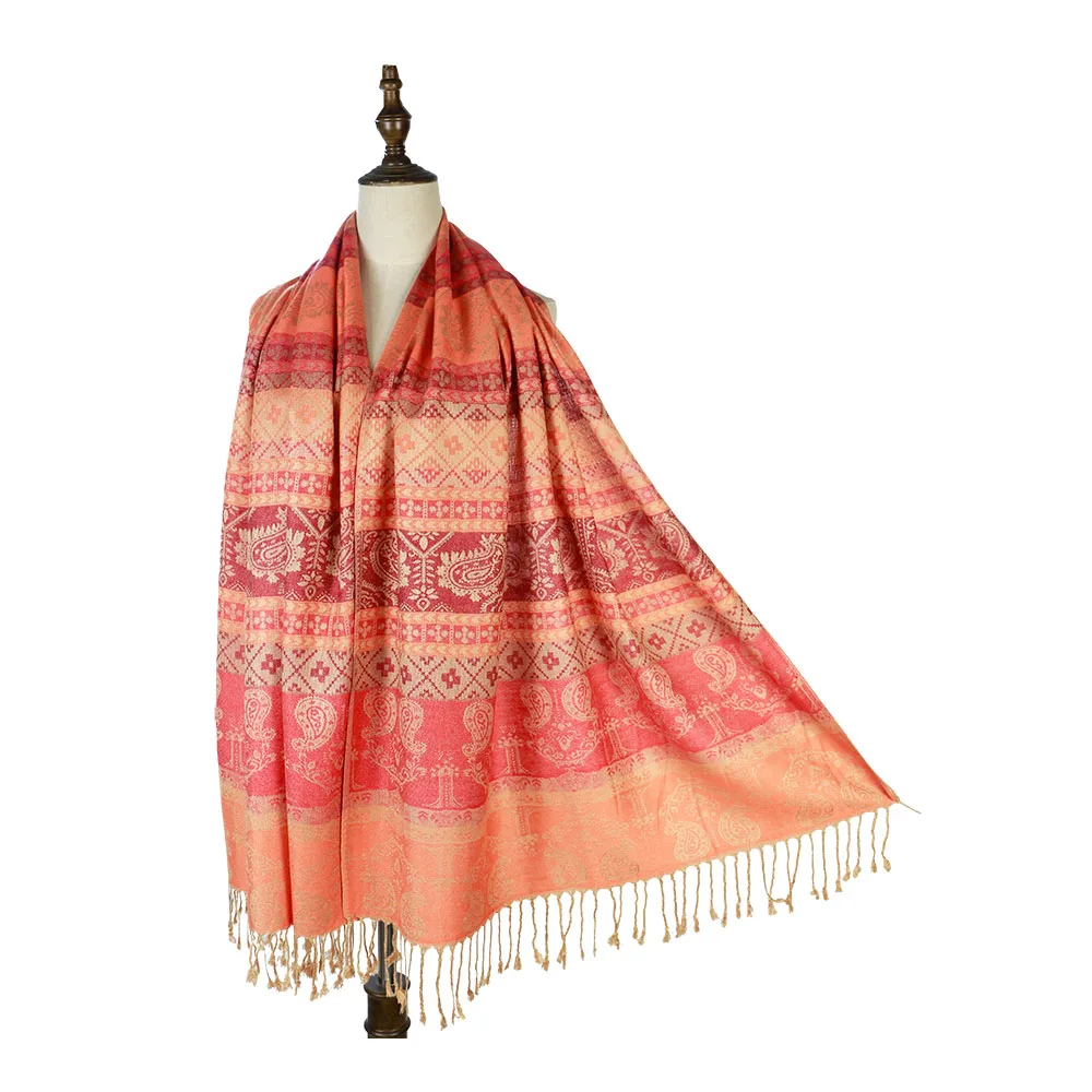 Foulard Femme Winter Shawls Muffler Women Jacquard Wrap Paisley Luxury Szalik 
Foulard Femme Winter Shawls Muffler Women Jacquard Wrap Paisley Luxury Szalik