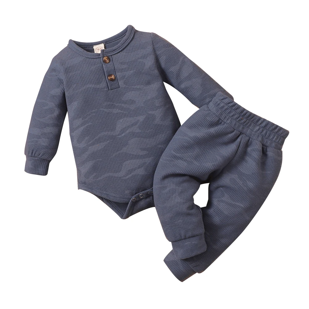 Newborn Baby Boys Spring Autumn Round Neck Button Romper Long Sleeve Camouflage Print Casual Cotton Elastic Waist Pullover
Newborn Baby Boys Spring Autumn Round Neck Button Romper Long Sleeve Camouflage Print Casual Cotton Elastic Waist Pullover