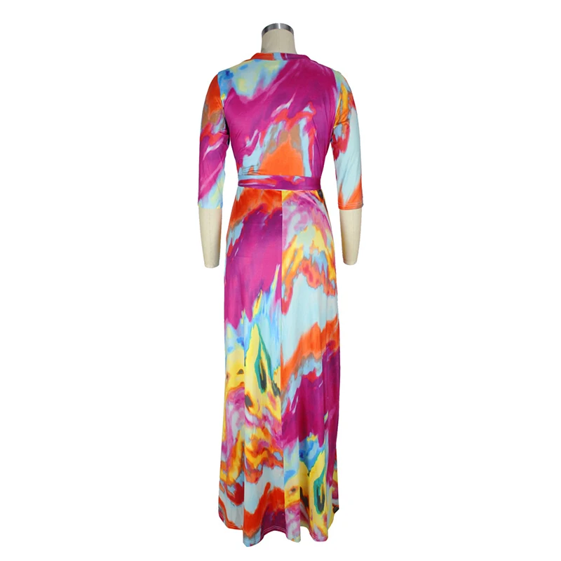 Elegant Summer Evening Party Dress Beach wind Maxi Dress V neck Abstract Printed Short Sleeve Maxi Dress
Elegant Summer Evening Party Dress Beach wind Maxi Dress V neck Abstract Printed Short Sleeve Maxi Dress