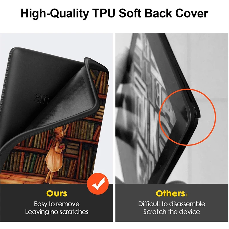 TPU Soft Case for All-New Kindle (10th Gen,2019 Release) PU Leather Smart Cover Fits Kindle Paperwhite 4 (10th Gen,2018 Release)
TPU Soft Case for All-New Kindle (10th Gen,2019 Release) PU Leather Smart Cover Fits Kindle Paperwhite 4 (10th Gen,2018 Release)
