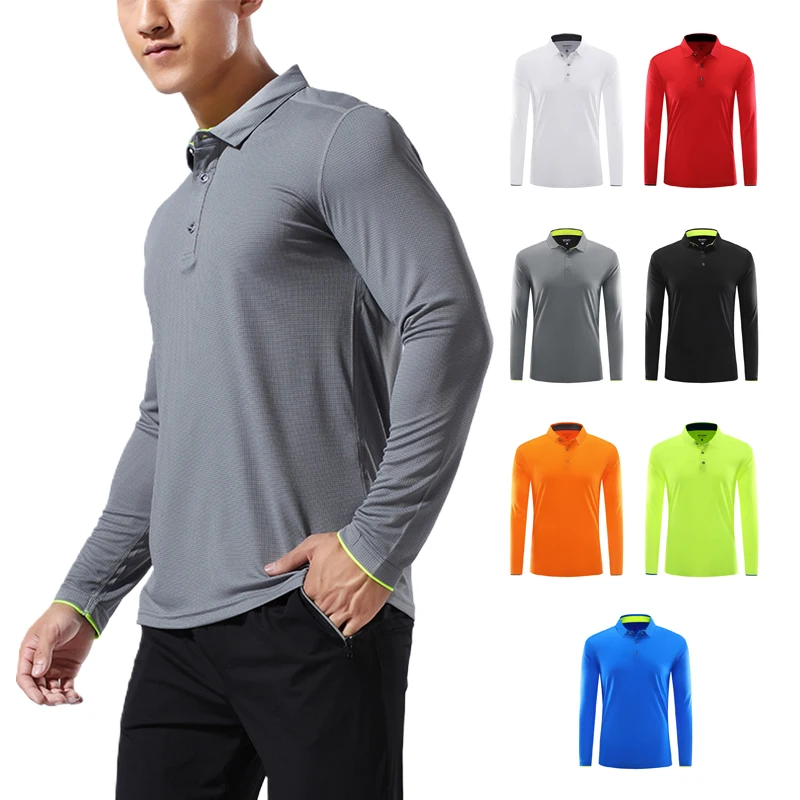 Футболка мужская быстросохнущая с длинными рукавами и отложным воротником 
Футболка мужская быстросохнущая с длинными рукавами и отложным воротником