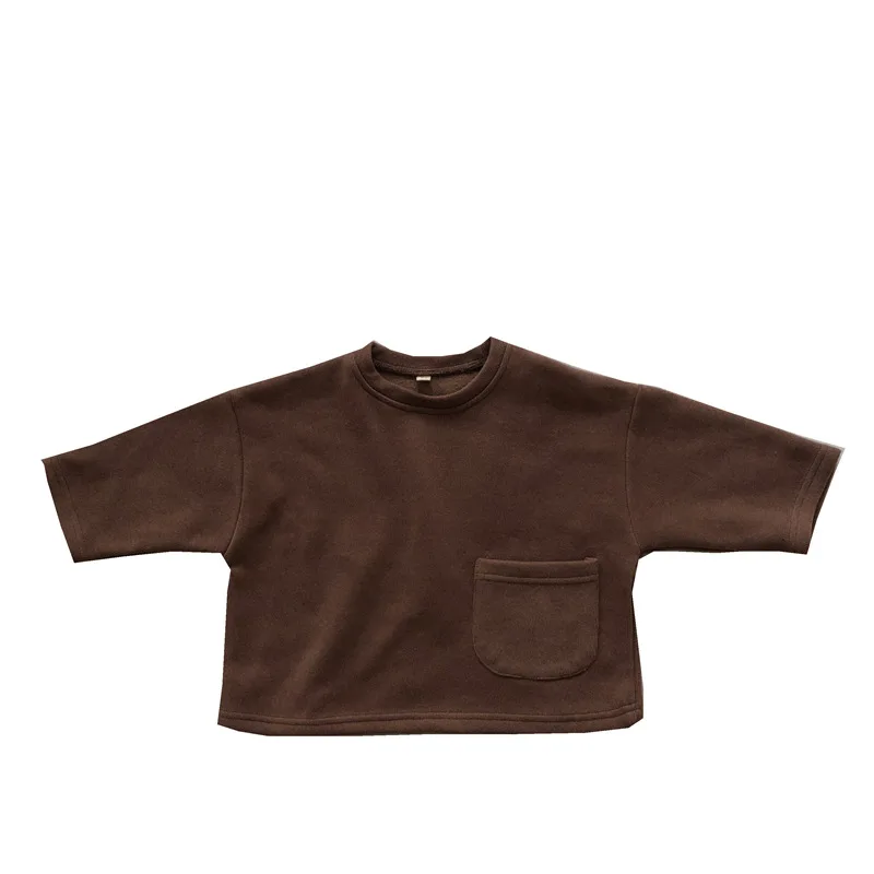 WLG Boys Girls T Shirt Kids Clothes Winter Velvet Thick Beige Brown Tops Baby Warm Casual All Match T Shirts for 1-6 Years
WLG Boys Girls T Shirt Kids Clothes Winter Velvet Thick Beige Brown Tops Baby Warm Casual All Match T Shirts for 1-6 Years