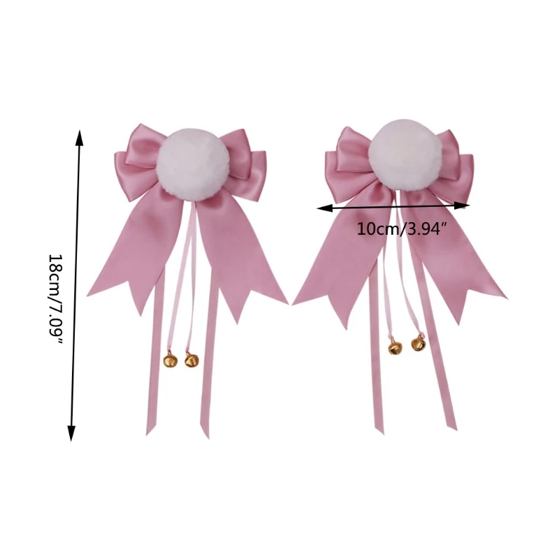 Women Girls Cute Pom Pom Ball Hair Clips with Bowknot Bells Sweet Lovely Faux Fur Animal Ears Hairpins Anime Lolita Barrette Cos
Women Girls Cute Pom Pom Ball Hair Clips with Bowknot Bells Sweet Lovely Faux Fur Animal Ears Hairpins Anime Lolita Barrette Cos