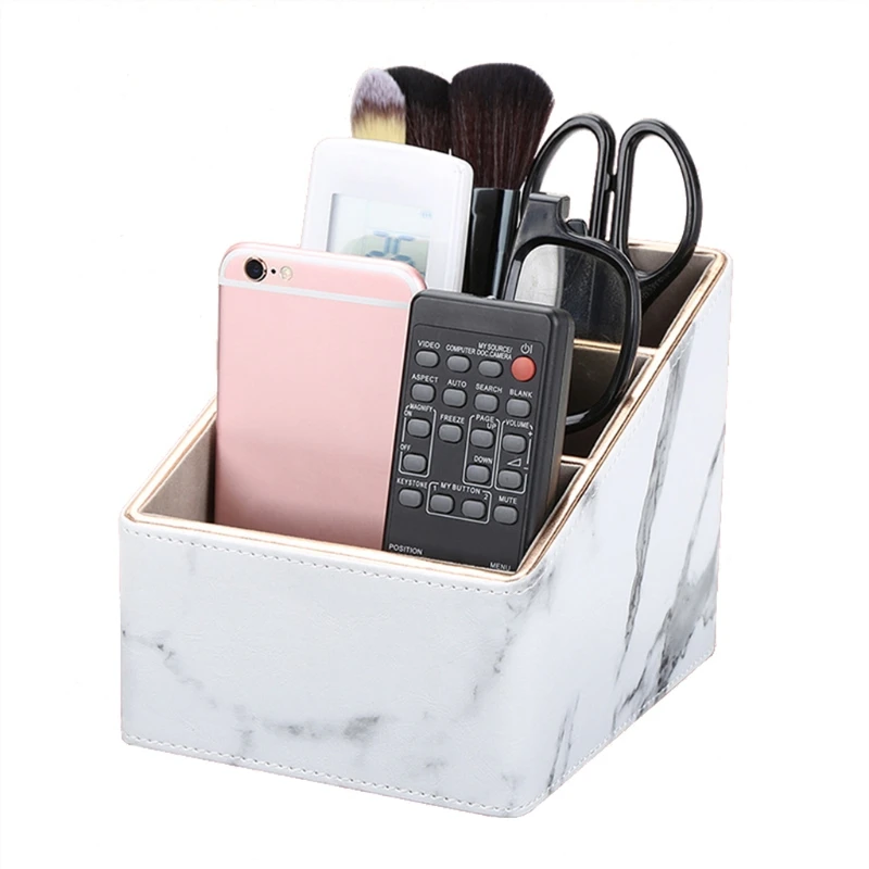 Multi-function Marble Leather Desk Stationery Organizer Pencil Holder Mobile Phone Remote Control Storage Box
Multi-function Marble Leather Desk Stationery Organizer Pencil Holder Mobile Phone Remote Control Storage Box