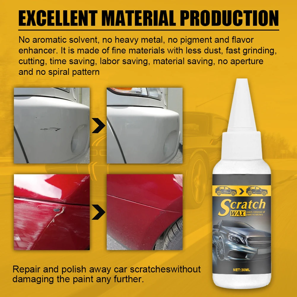 Car Scratch Remover Repair Paint Care Tool Slight Scratch Swirl Mark Remover Scratch Repair Polish Wax Auto Product Accessories
Car Scratch Remover Repair Paint Care Tool Slight Scratch Swirl Mark Remover Scratch Repair Polish Wax Auto Product Accessories