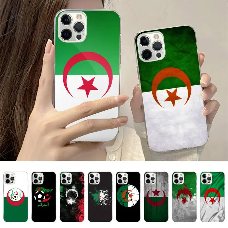 Algeria Flag Banner Poster Phone Case for iPhone 11 12 13 mini pro XS MAX 8 7 6 6S Plus X 5S SE 2020 XR
Algeria Flag Banner Poster Phone Case for iPhone 11 12 13 mini pro XS MAX 8 7 6 6S Plus X 5S SE 2020 XR