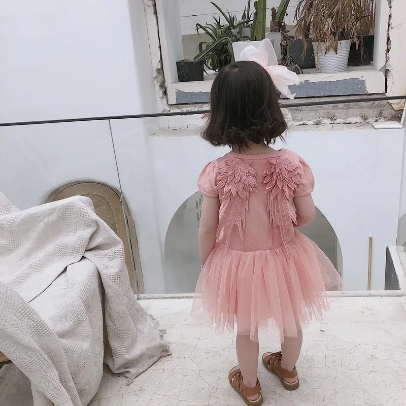 Baby Girls Dress Lace Wings Princess Dresses Birthday Short Sleeves Tutu Dress Children Clothes Summer Spring Costume For Kids
Baby Girls Dress Lace Wings Princess Dresses Birthday Short Sleeves Tutu Dress Children Clothes Summer Spring Costume For Kids