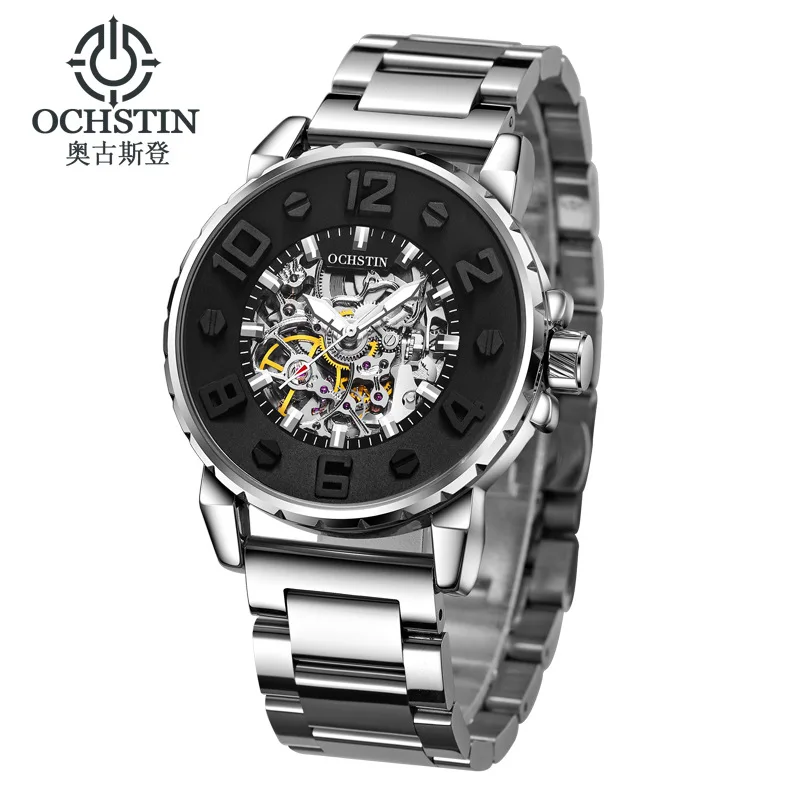 OCHSTIN Augusten 62004B Men's Fully Automatic Mechanical Movement Steel Water Meter with Bottom Pointer
OCHSTIN Augusten 62004B Men's Fully Automatic Mechanical Movement Steel Water Meter with Bottom Pointer