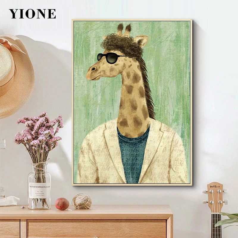 Nordic Mr. Animal Canvas Art Posters and Prints Cartoon Abstract Giraffe Panda Cat Sheep Dog Wall Pictures Decoration Paintings
Nordic Mr. Animal Canvas Art Posters and Prints Cartoon Abstract Giraffe Panda Cat Sheep Dog Wall Pictures Decoration Paintings