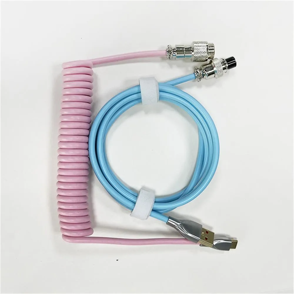 Спиральный кабель с механической клавиатурой, USB-кабель типа C, разные цвета, игровые аксессуары, плетеная линия из искусственной кожи для те...
Спиральный кабель с механической клавиатурой, USB-кабель типа C, разные цвета, игровые аксессуары, плетеная линия из искусственной кожи для те...