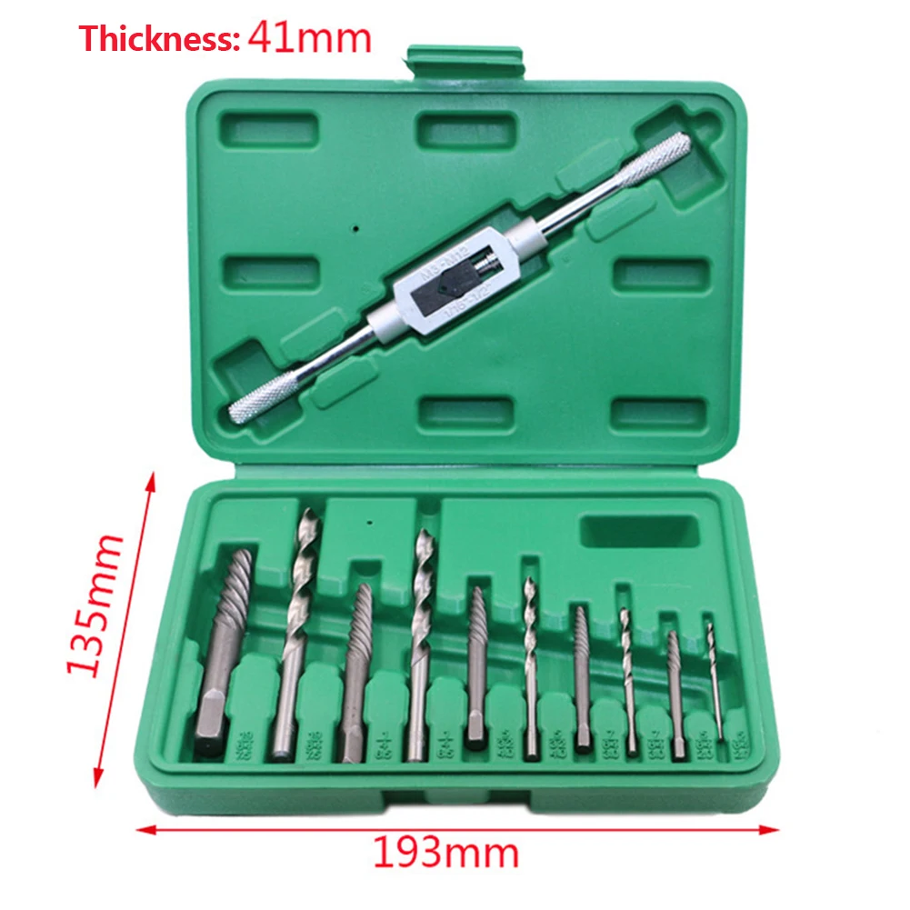 11pcs/set Metric System Hand Tool Metalworking 3-10mm Removal Accessories Steel With Storage Case Damaged Screw Extractor
11pcs/set Metric System Hand Tool Metalworking 3-10mm Removal Accessories Steel With Storage Case Damaged Screw Extractor