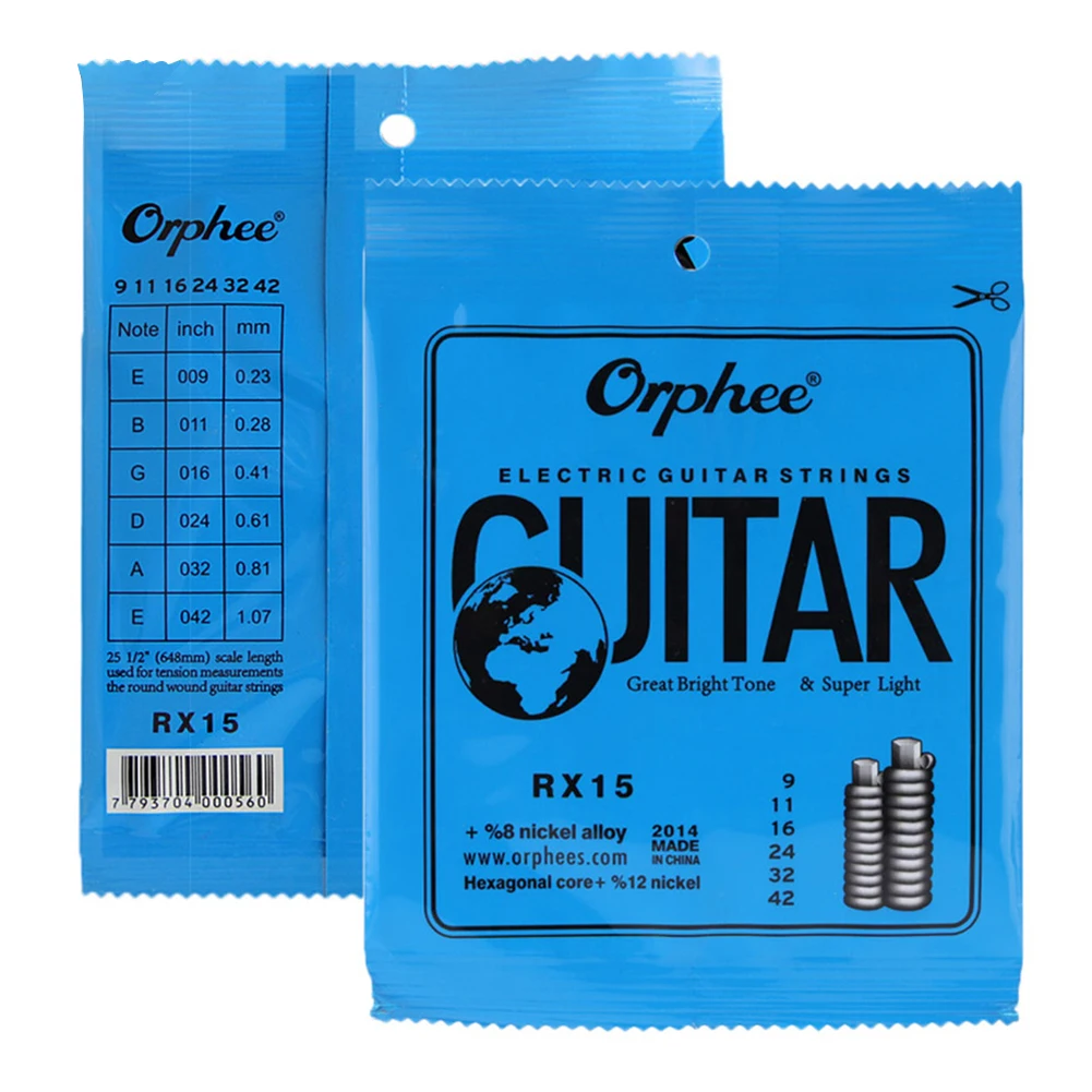 5 комплектов, Струны для электрогитары для начинающих
5 комплектов, Струны для электрогитары для начинающих